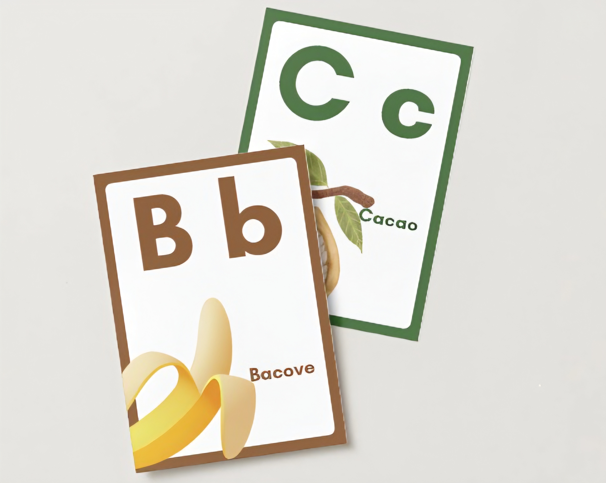 Blokletters Letterkaart