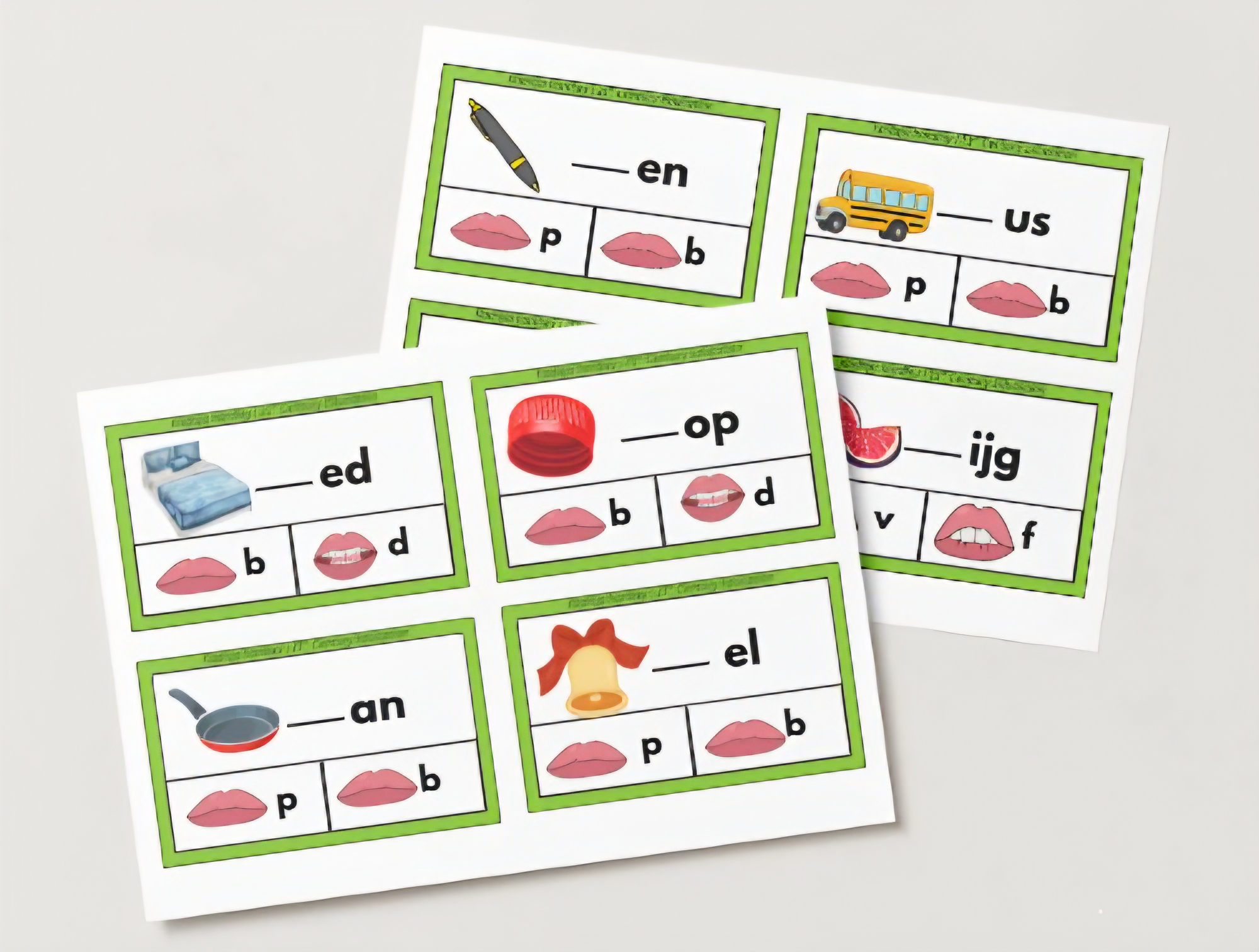 Opdrachten Klankkaarten (60 stuks)